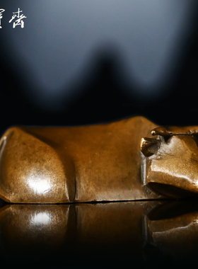 荣宝斋仿古铜器摆件手工失蜡法