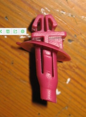 适用于丰田普拉多翼子板固定卡扣卡子紫色1149