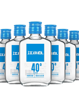 江小白40度100ml*12瓶纯粮高粱酒