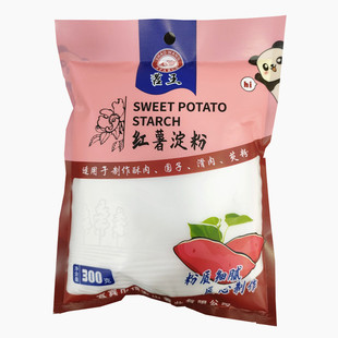 四川纯红薯淀粉红薯凉粉家用正宗红苕淀粉地瓜粉番薯粉顶古山300g