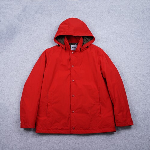 ASPESI RE‑BERLIN防风防泼水红色连帽羽绒冲锋服外套 公价7085元
