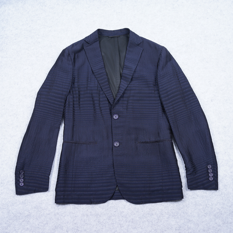 意大利原产洛德利格桑蚕丝混纺柔软轻便薄款休闲西服 公价5290元