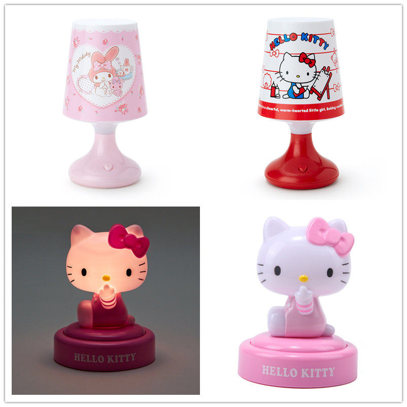 日版Sanrio/三丽鸥MELODY灯小夜灯LED卡通KITTY手按灯
