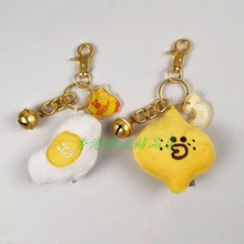 港版Sally Line Friends鸡蛋表情毛绒公仔造型包包挂饰装饰钥匙扣