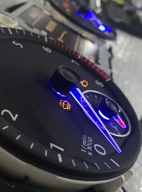 大众蓝针尚酷高尔夫6帕萨特速腾迈腾B7CC仪表盘改装蓝色指针自检