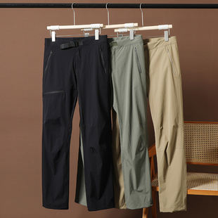 男士 轻量化 飞禽茑家春季 户外高弹防水透气软壳裤 潮 宽松休闲长裤