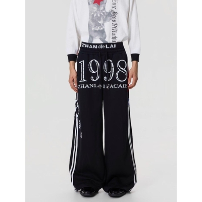 GameOne 25SS 少林絕倫 美式复古嘻哈亚文化滑板oldschool运动裤