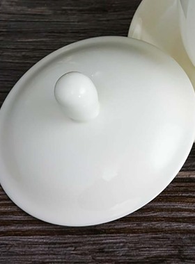 陶瓷茶杯盖子单卖圆形瓷盖会议杯盖马克杯盖水杯盖子配件杯盖通用