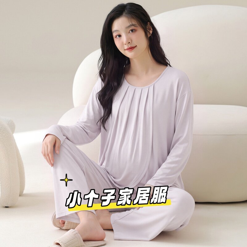 小个子纯棉哺乳月子服套装