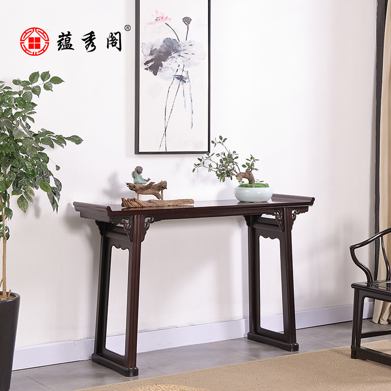 红木条案酸枝木翘头案中式仿古玄关台实木长供桌靠墙隔断明式香几