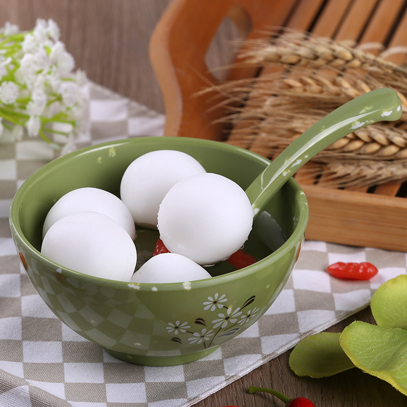 仿真汤圆模型元宵甜品假汤团食品食材模具影视拍摄一碗大汤圆道具