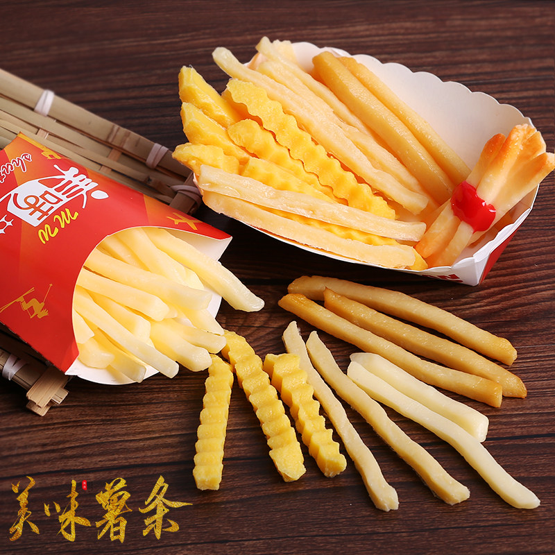 仿真薯条模型炸鸡米花薯条曲薯肯德基橱柜装饰拍摄道具玩具食物图片