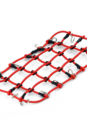 1/10 1/8 攀爬车 车顶弹性行李网 D90 SCX10 90046 TRX-4 KM2