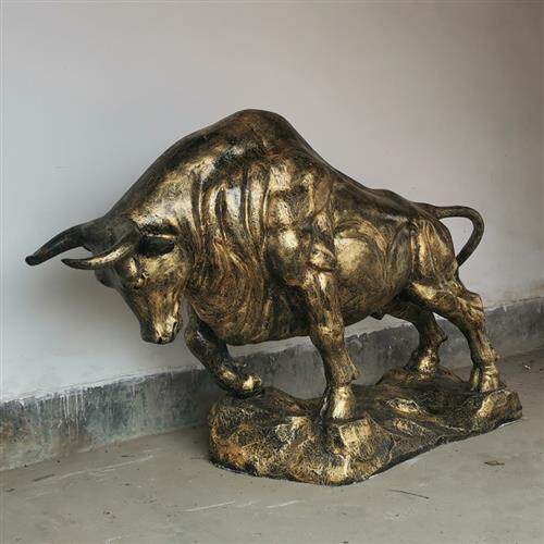 玻璃钢开荒牛雕塑三牛精神孺子牛拓荒牛铸铜动物民俗耕地小品摆件