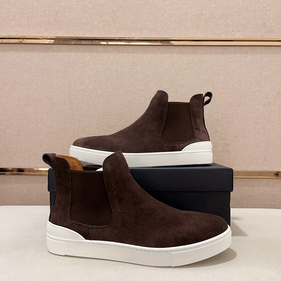 反绒皮马丁靴男鞋短靴皮靴