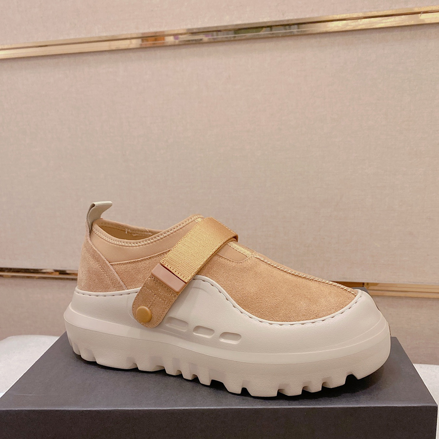 男鞋毛毛潮牌牛皮休闲女鞋