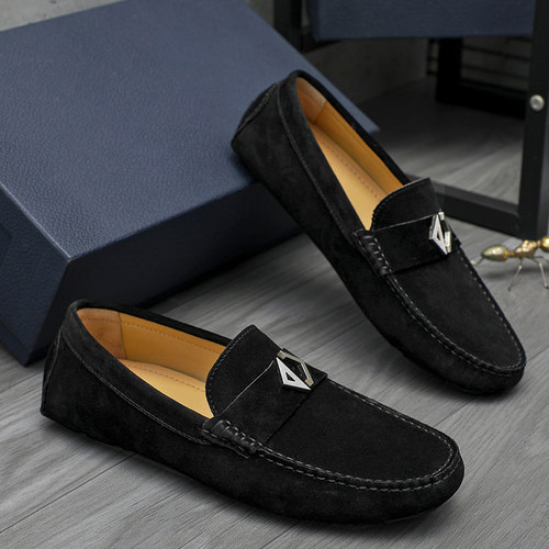 潮牌透气一脚蹬乐福鞋驾车鞋