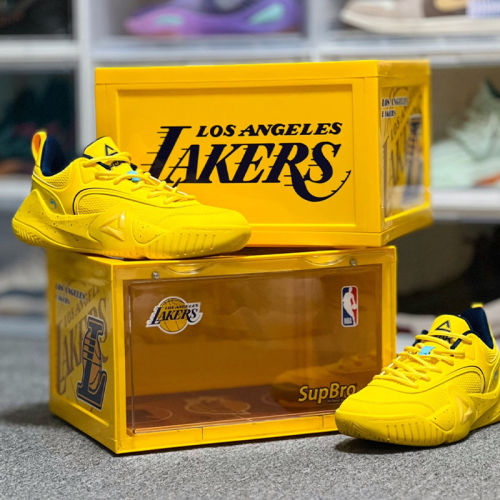 SupBro鞋盒NBA官方联名湖人队周边aj球鞋收纳盒潮流鞋墙家用鞋柜