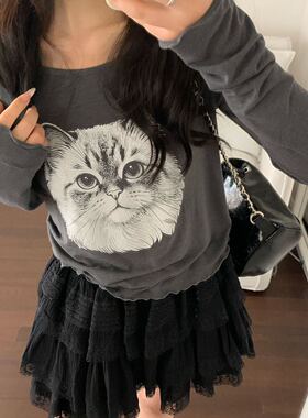 MAKE MORE TIME-垂感修身MMT—韩系ins风轻甜系穿搭打底衫S882288