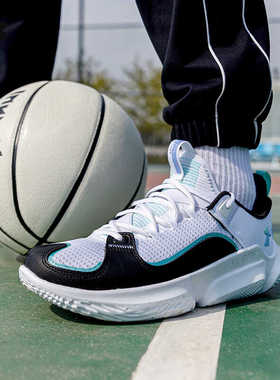 安德玛篮球鞋春季新款跑步训练低帮网面透气实战运动鞋3026834AD