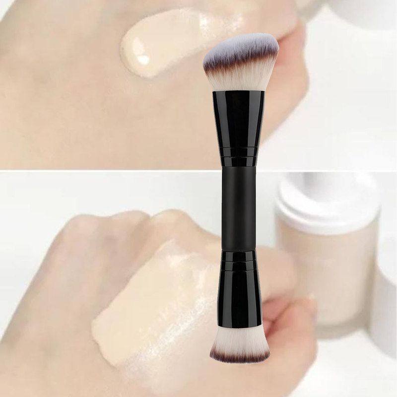 双头 支化妆刷刷美妆蜜粉1 黑色散粉毛刷 三色 刷专业工具化腮红