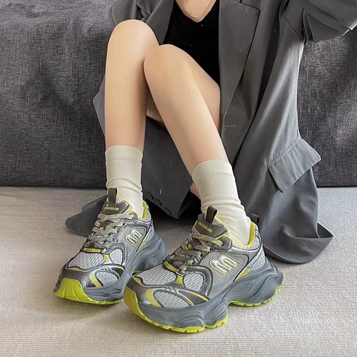 Универсальная модная весенняя спортивная обувь на платформе, из натуральной кожи, по фигуре