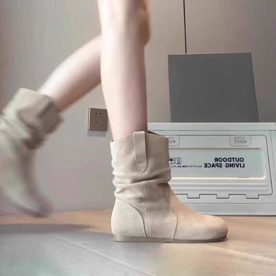 内增高早秋小短靴~百搭超仙~