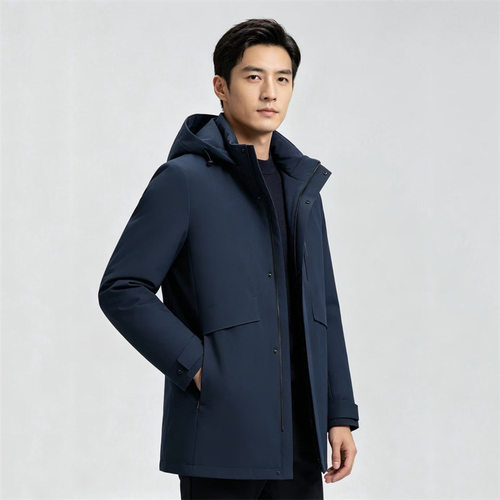 【H家】可脱卸内胆 户外休闲 品牌剪标男款新款保暖羽绒服Y4W006
