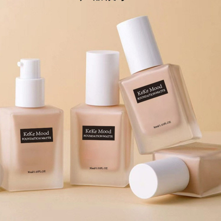 KeKe Mood柔感轻透粉底液遮瑕BB霜提亮持久防水防汗不脱妆不卡粉