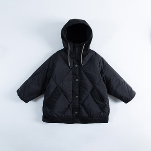 【专柜同款】Singira儿童冬季三合一黑色羽绒服加厚连帽外套保暖
