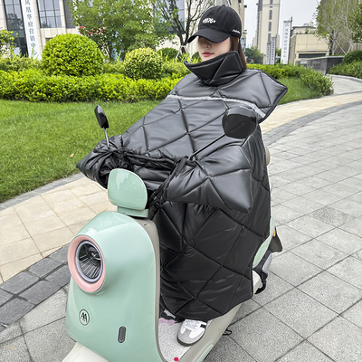九号男士大电动车挡风被冬季2024新款双面防水大号电瓶车防风防雨