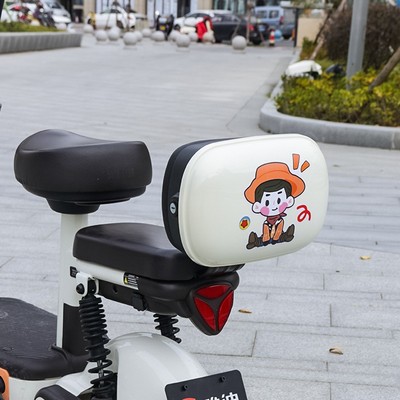 适用雅迪爱玛台铃绿源电动车后备箱通用储物靠背电瓶车后尾箱大全