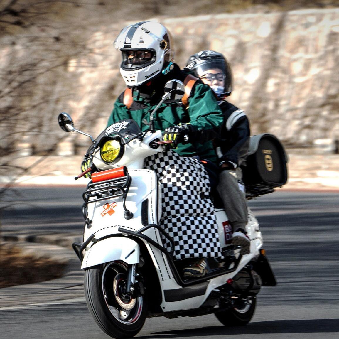 防风防水摩托车挡风被加绒加厚