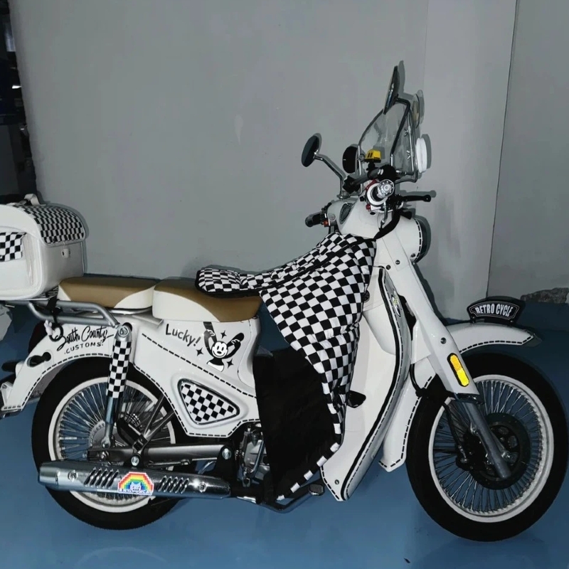 2024新款宗申yami踏板摩托车专用挡风被电动车加大加宽防寒挡风罩