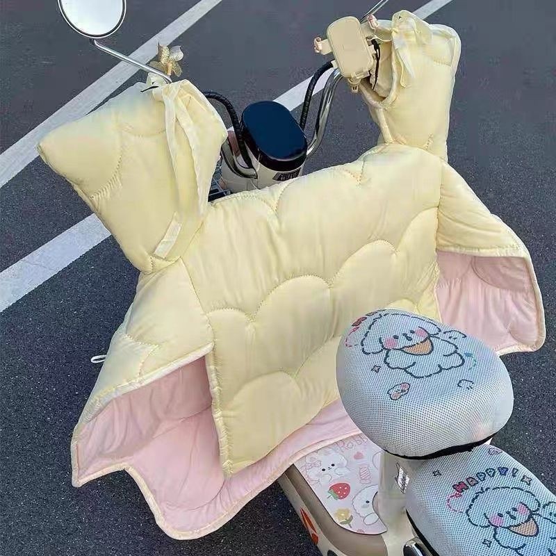 适用小型电动车雅迪爱玛挡风被