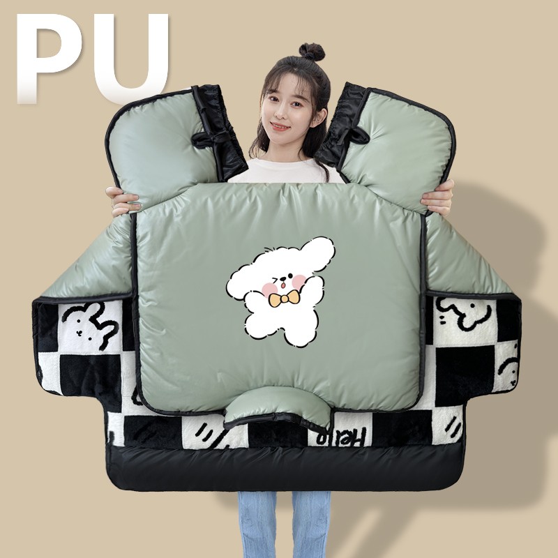 适用小牛电动车挡风被小型冬季加绒加厚20240新款电瓶车挡风被秋