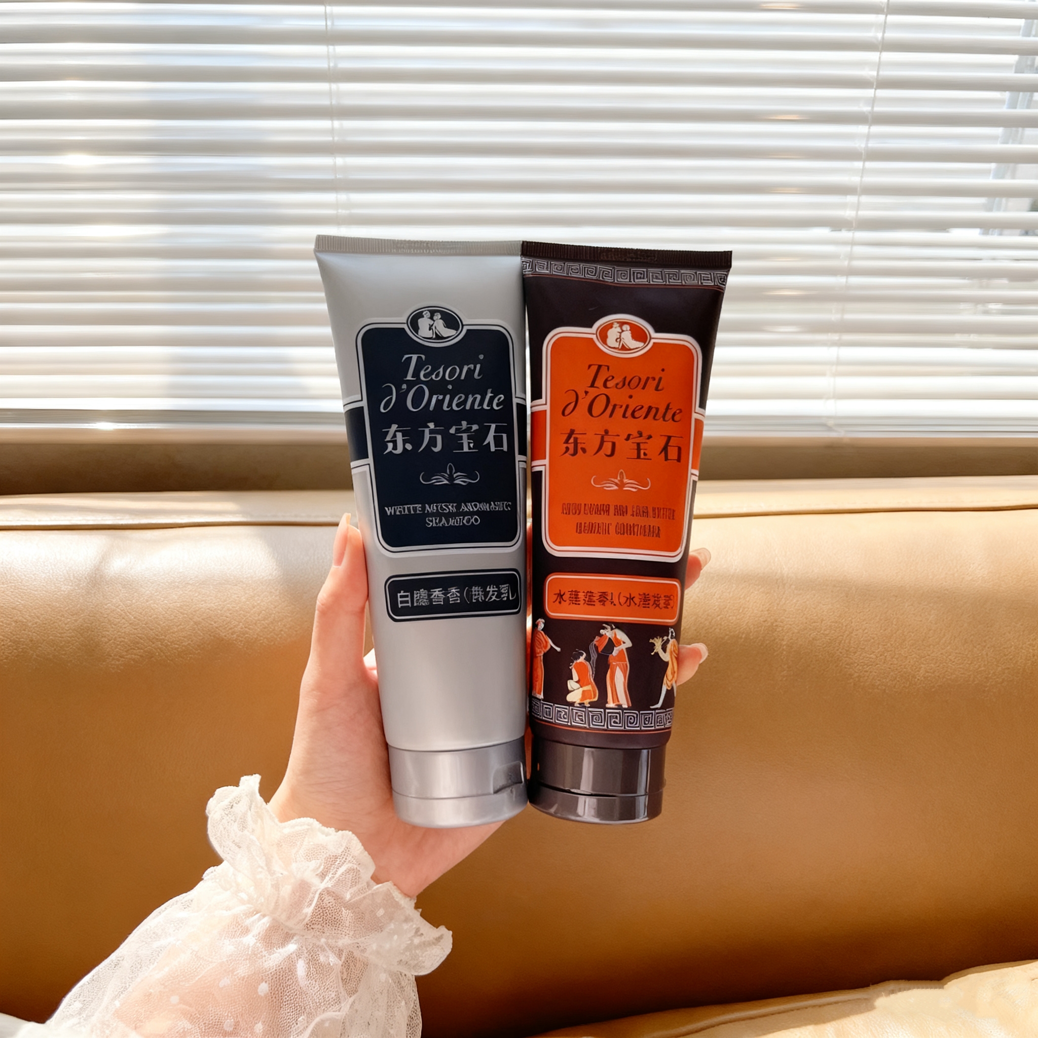 无硅油，临期大漏！宝石家白麝香/水莲花润发乳280ml