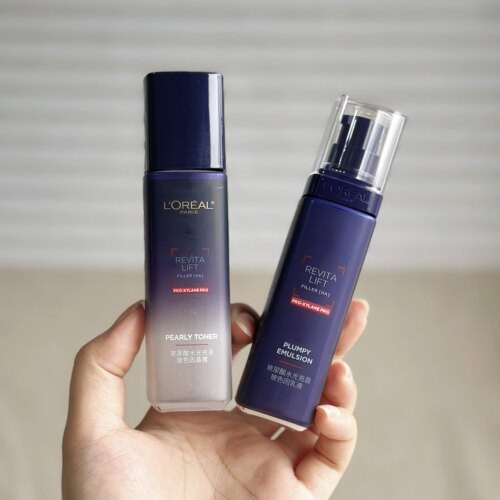 垮脸上扬~欧奶奶 水光充盈玻色因晶露65ml/乳液50ml 淡纹紧致