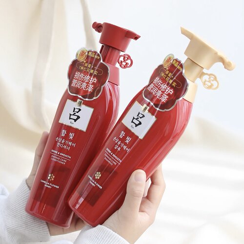 特价清！染烫枯发都柔软了~韩国 人参蜂蜜草本洗发水/护发素400ml