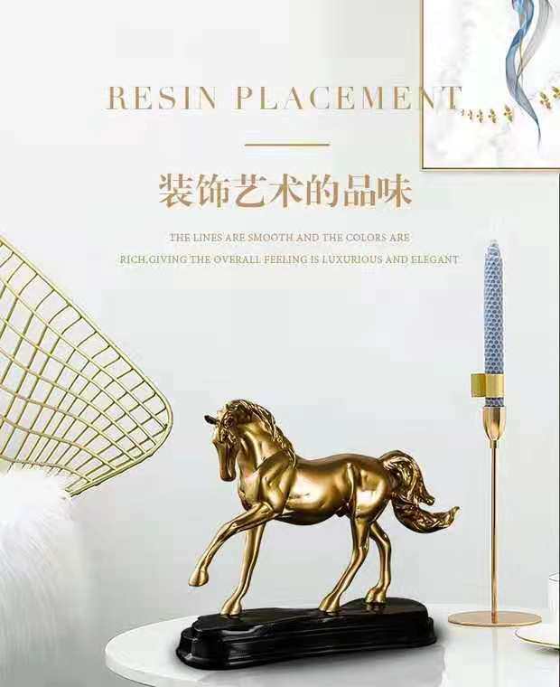 欧式现代家居装饰品客厅玄关电视柜酒柜摆件轻奢工艺品乔迁礼物