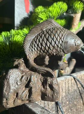 中国风禅意鱼造型流水造景专用