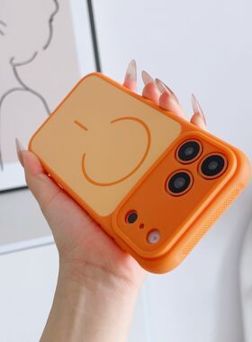 双色磁吸适用苹果17promax手机壳iPhone16新款肤感磨砂15全包防摔14plus散热超火13保护套ip12高级感女款11pm