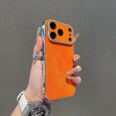 秋冬牛仔布纹适用苹果17promax手机壳新款iphone16相机键全包保护15pro高级小众14pm巨好看女13防摔软边外壳