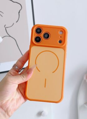 肤感磨砂适用苹果17promax手机壳iPhone16新款磁吸充电15pm全包防摔14plus散热硅胶13保护套ip12高级感女款11