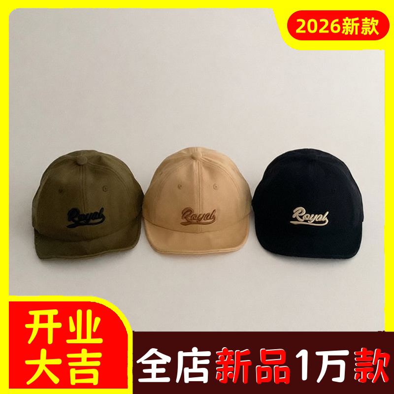 宝宝帽子春秋薄款韩版软檐鸭舌帽