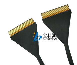 極細同軸線 高清屏線4k信號測試轉(zhuǎn)軸 0.5間距40pin 雙頭FPC