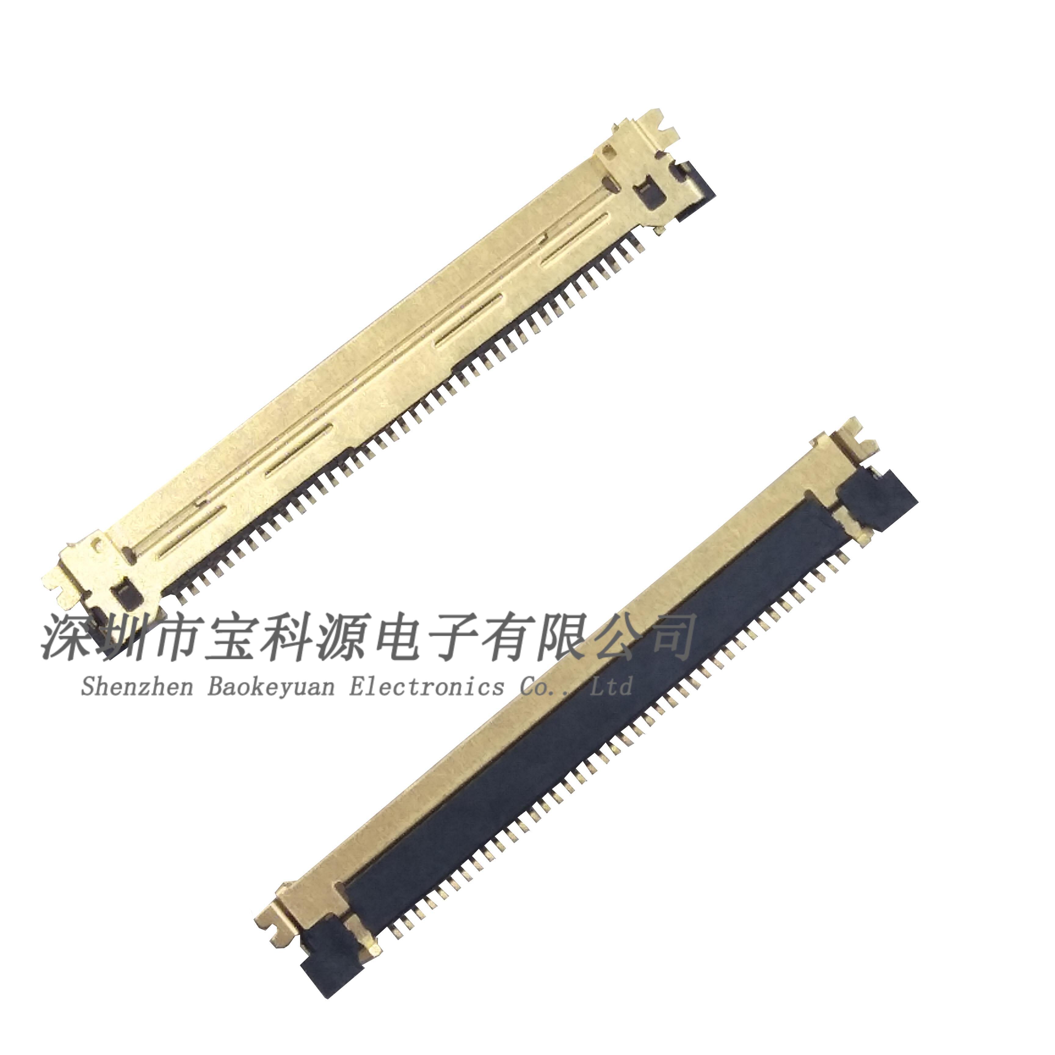 I-PEX原装正品 20455-040E 40PIN 0.5mmEDP液晶屏LVDS连接器座子-封面