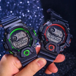 学生时尚 网红新款 男士 潮流款 夜光手表 炫酷多功能运动手表男女时尚