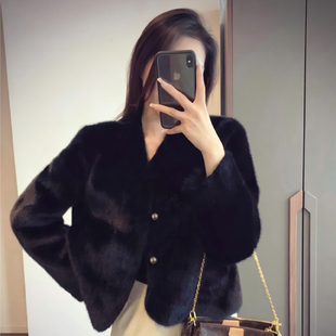 小香风外套女2025秋冬新款 减龄流行毛毛短外套D4115