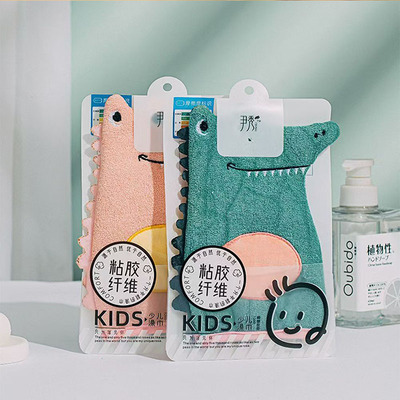 素洁少儿澡巾让洗澡下泥减痛